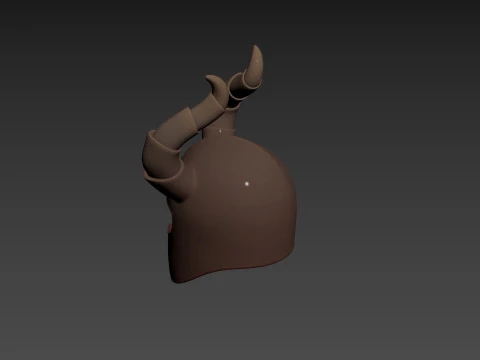 Prop181 Warrior Helmet 3D Model