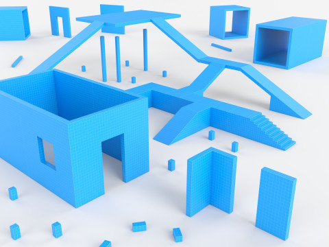 Pack011 Game Level Objects 3D 모델