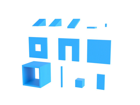 Pack011 Game Level Objects 3D 모델