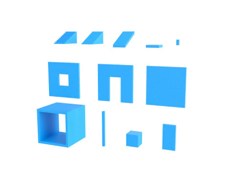 Pack011 Game Level Objects 3D Model