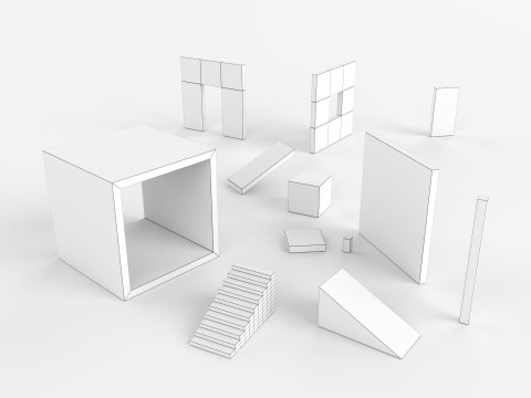Pack011 Game Level Objects 3D 모델