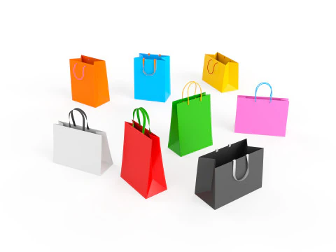 Sacola de compras Pack012 Modelo 3D