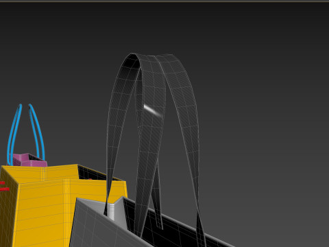 Pack012 Shopping Bag Modelo 3D
