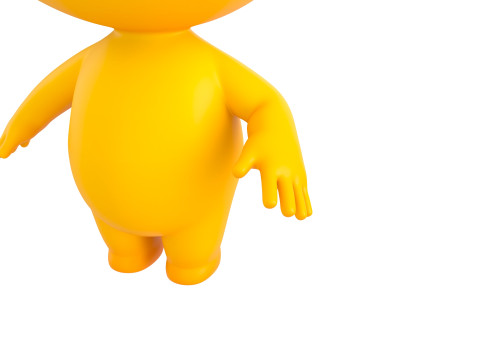 Character268 Rigged Cartoon Boy 3Dモデル