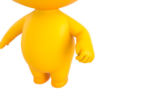 Character268 Rigged Cartoon Boy 3Dモデル