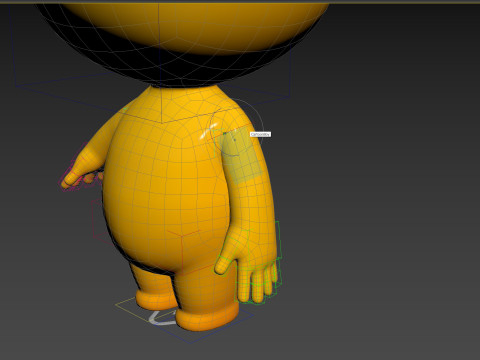 Character268 Rigged Cartoon Boy 3Dモデル