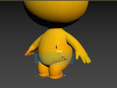 Character268 Rigged Cartoon Boy 3Dモデル
