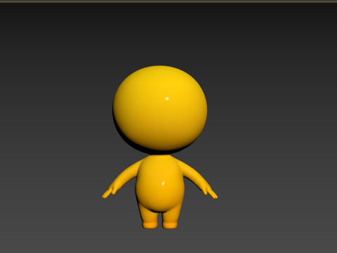 Character268 Rigged Cartoon Boy 3Dモデル