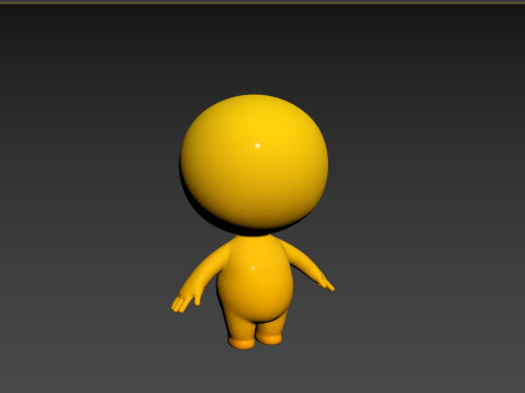 Character268 Rigged Cartoon Boy 3Dモデル