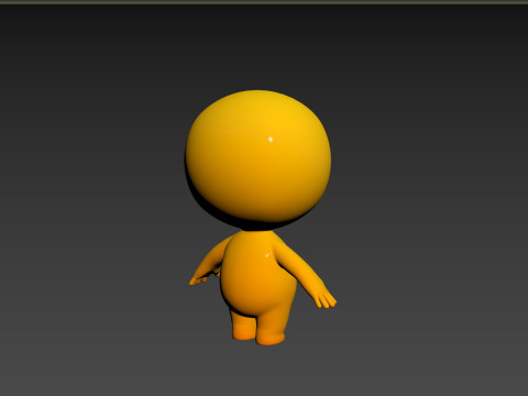 Character268 Rigged Cartoon Boy 3Dモデル