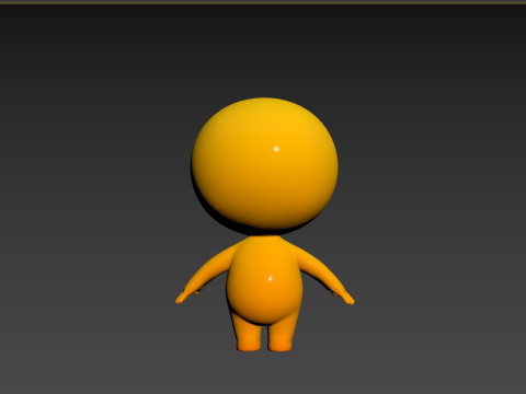 Character268 Rigged Cartoon Boy 3Dモデル