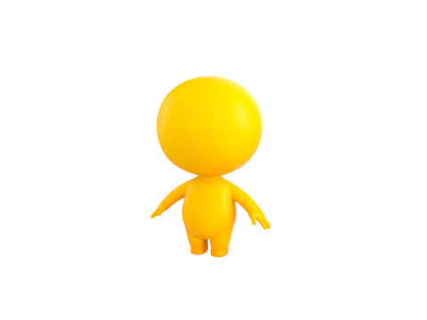 Character268 Rigged Cartoon Boy 3Dモデル