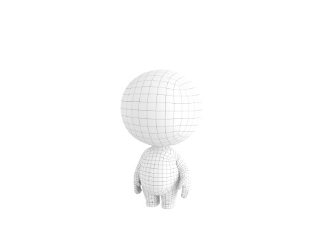 Character268 Rigged Cartoon Boy 3Dモデル