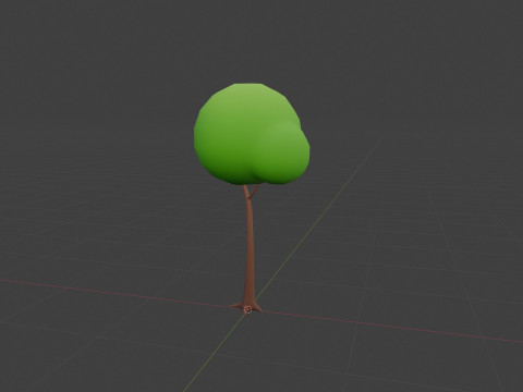 Pack013 Cartoon Tree 3D 模型