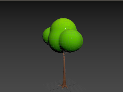 Pack013 Cartoon Tree 3D 模型