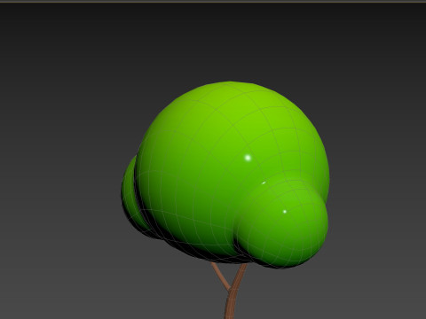 Pack013 Cartoon Tree 3D 模型
