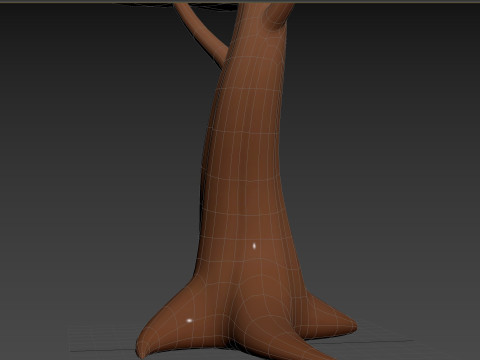 Pack013 Cartoon Tree 3D 模型