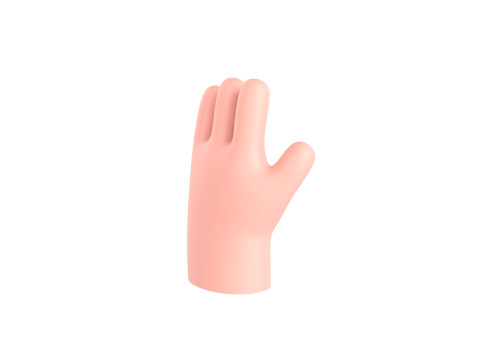 Prop182 Cartoon Hand Model 3D