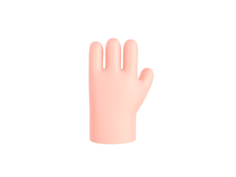 Prop182 Cartoon Hand Model 3D