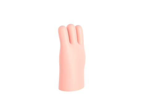 Prop182 Cartoon Hand Model 3D