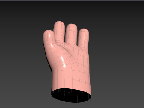 Prop182 Cartoon Hand Model 3D