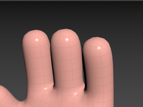 Prop182 Cartoon Hand Model 3D