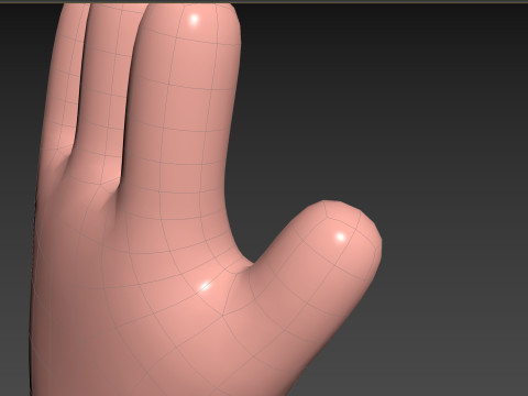 Prop182 Cartoon Hand Model 3D