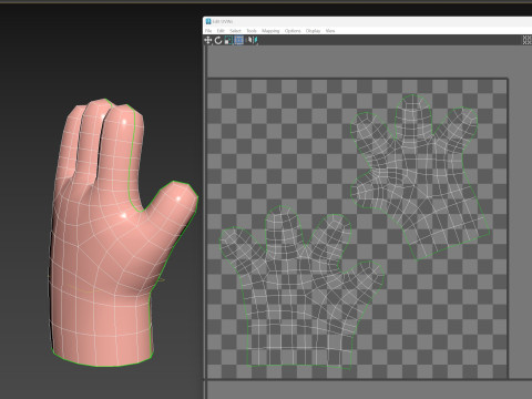 Prop182 Cartoon Hand Model 3D