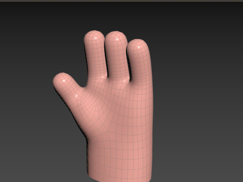 Prop182 Cartoon Hand Model 3D