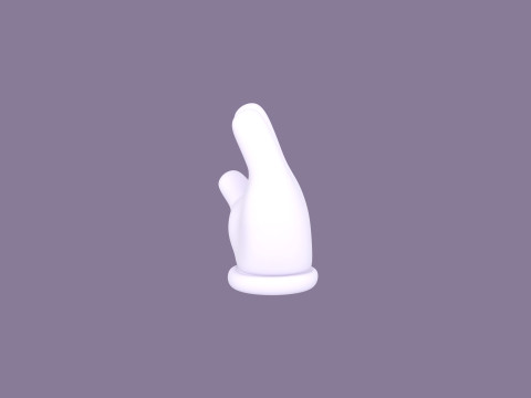 Prop183 Cartoon Glove 3D Model