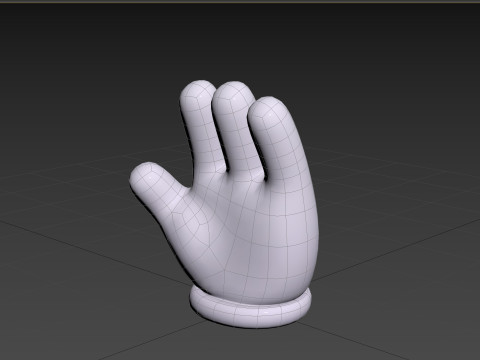 Prop183 Cartoon Glove 3D Model