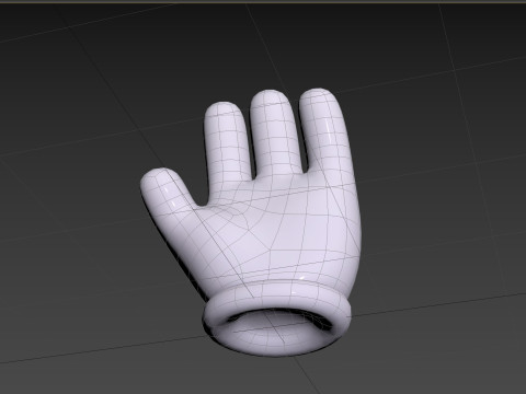 Prop183 Cartoon Glove 3D Model