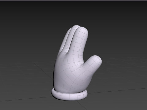 Prop183 Cartoon Glove 3D Model