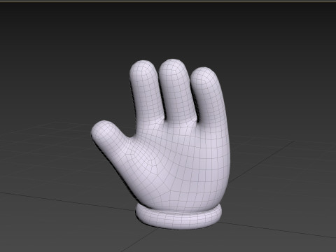 Prop183 Cartoon Glove 3D Model