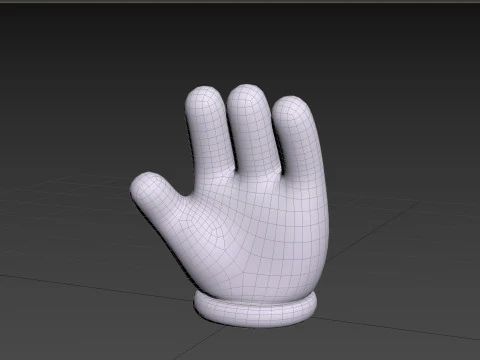 Prop183 Cartoon Glove 3D Model
