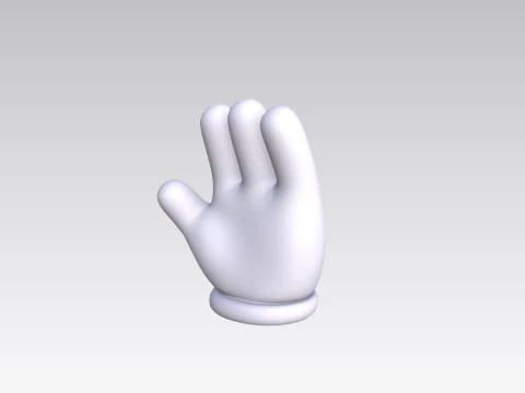 Prop183 Cartoon Glove 3D Model