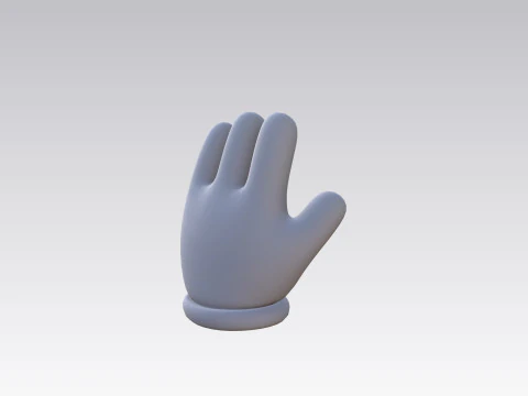 Prop183 Cartoon Glove 3D Model