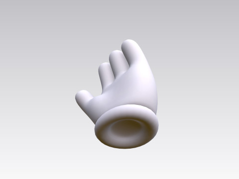 Prop183 Cartoon Glove 3D Model
