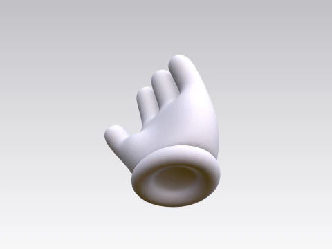 Prop183 Cartoon Glove 3D Model