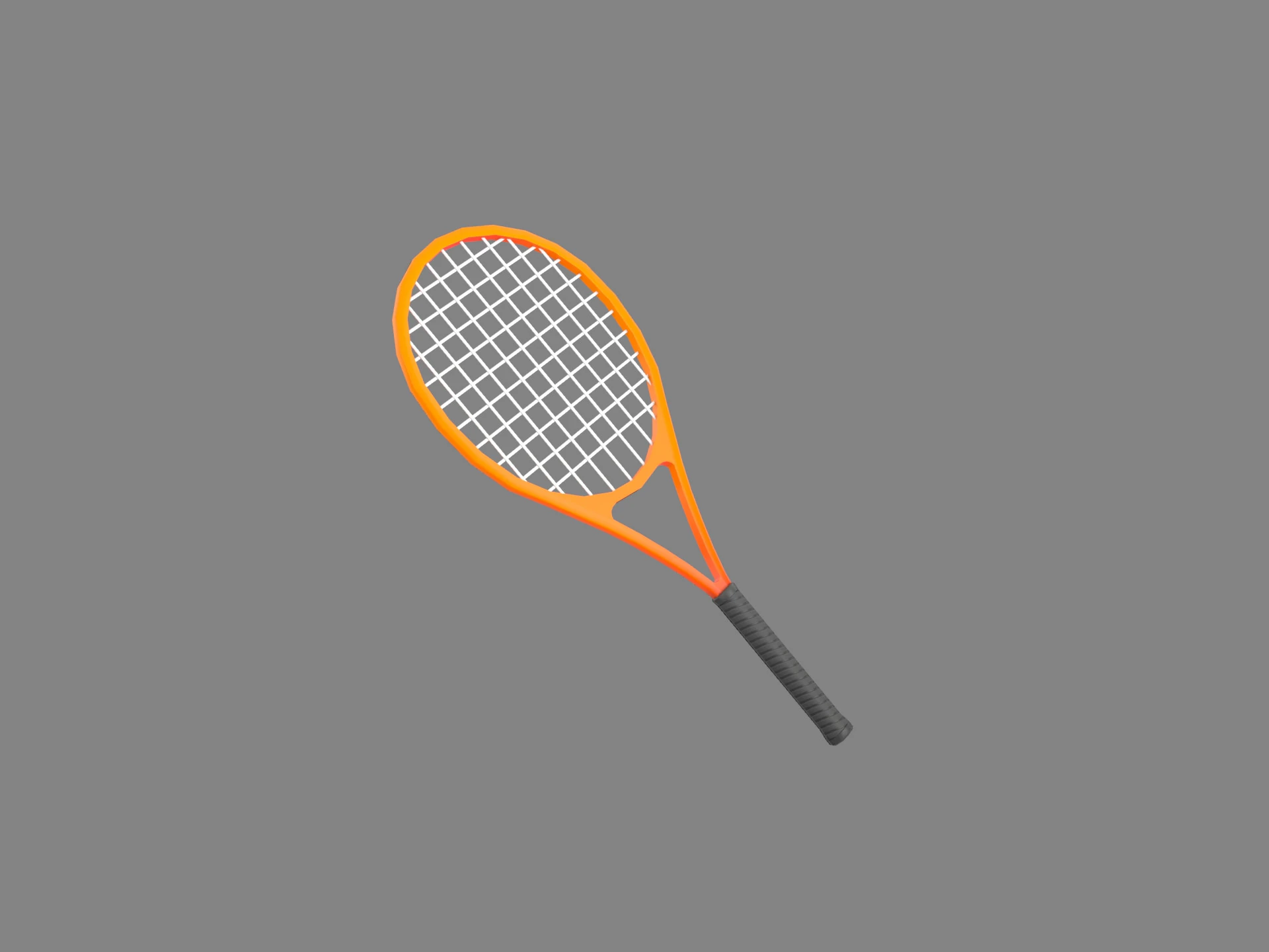 Prop184 Tennis Racket 3D Model .c4d .max .obj .3ds .fbx .stl .blend 