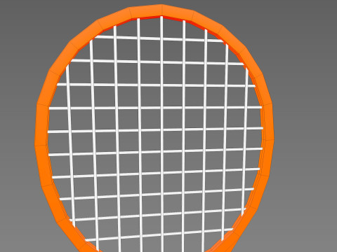 Prop184 Tennis Racket 3D Model