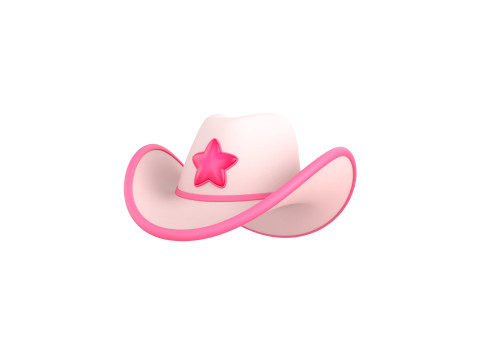 Prop185 Cowgirl Hat 3D 모델