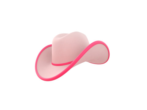 Prop185 Cowgirl Hat 3Dモデル