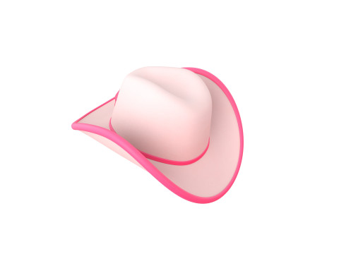 Prop185 Cowgirl Hat 3Dモデル