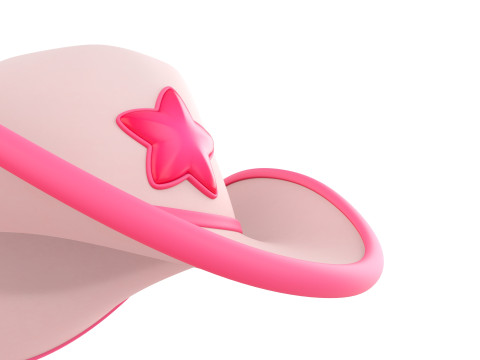 Prop185 Cowgirl Hat 3Dモデル