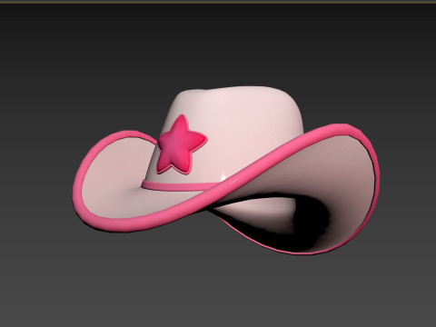 Prop185 Cowgirl Hat 3Dモデル