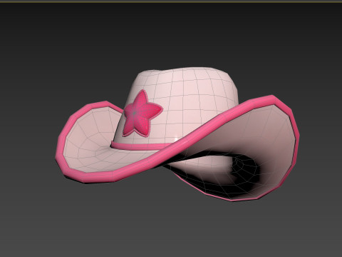 Prop185 Cowgirl Hat 3Dモデル