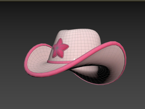 Prop185 Cowgirl Hat 3Dモデル