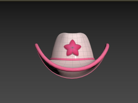Prop185 Cowgirl Hat 3Dモデル