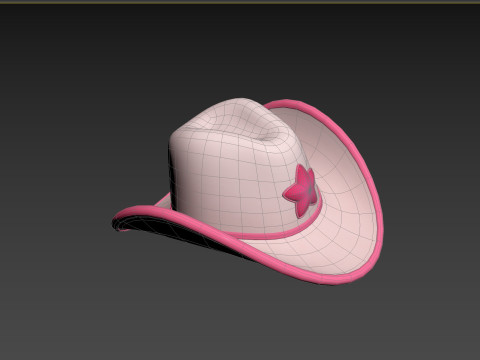 Prop185 Cowgirl Hat 3Dモデル